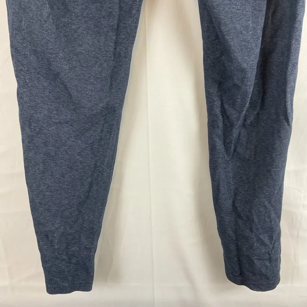 Raffi Men's Pull On Pants L Blue Pockets Tie Waist Straight Leg